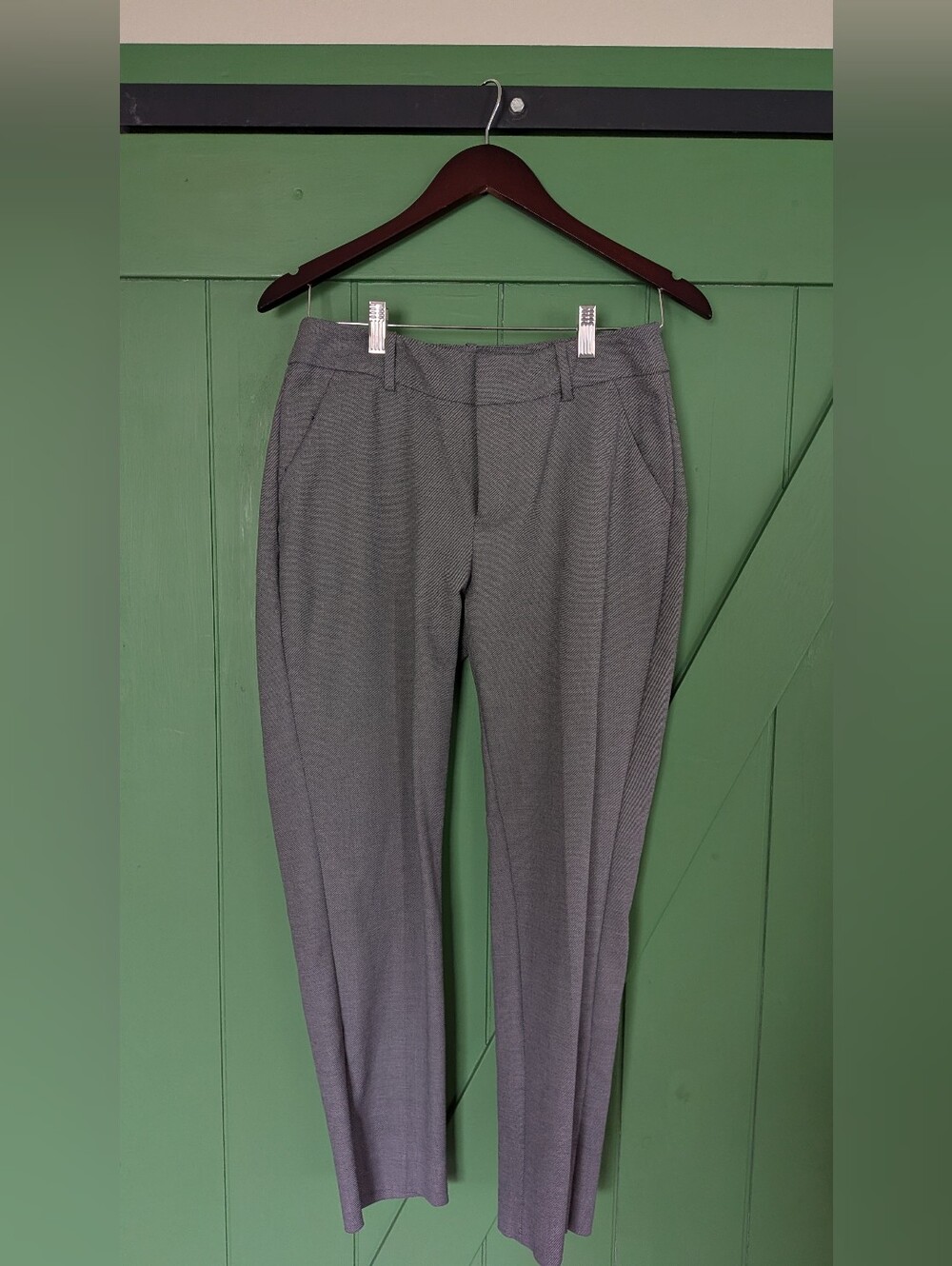 Women's Grey Dress Pants - Classic Tailored Fit